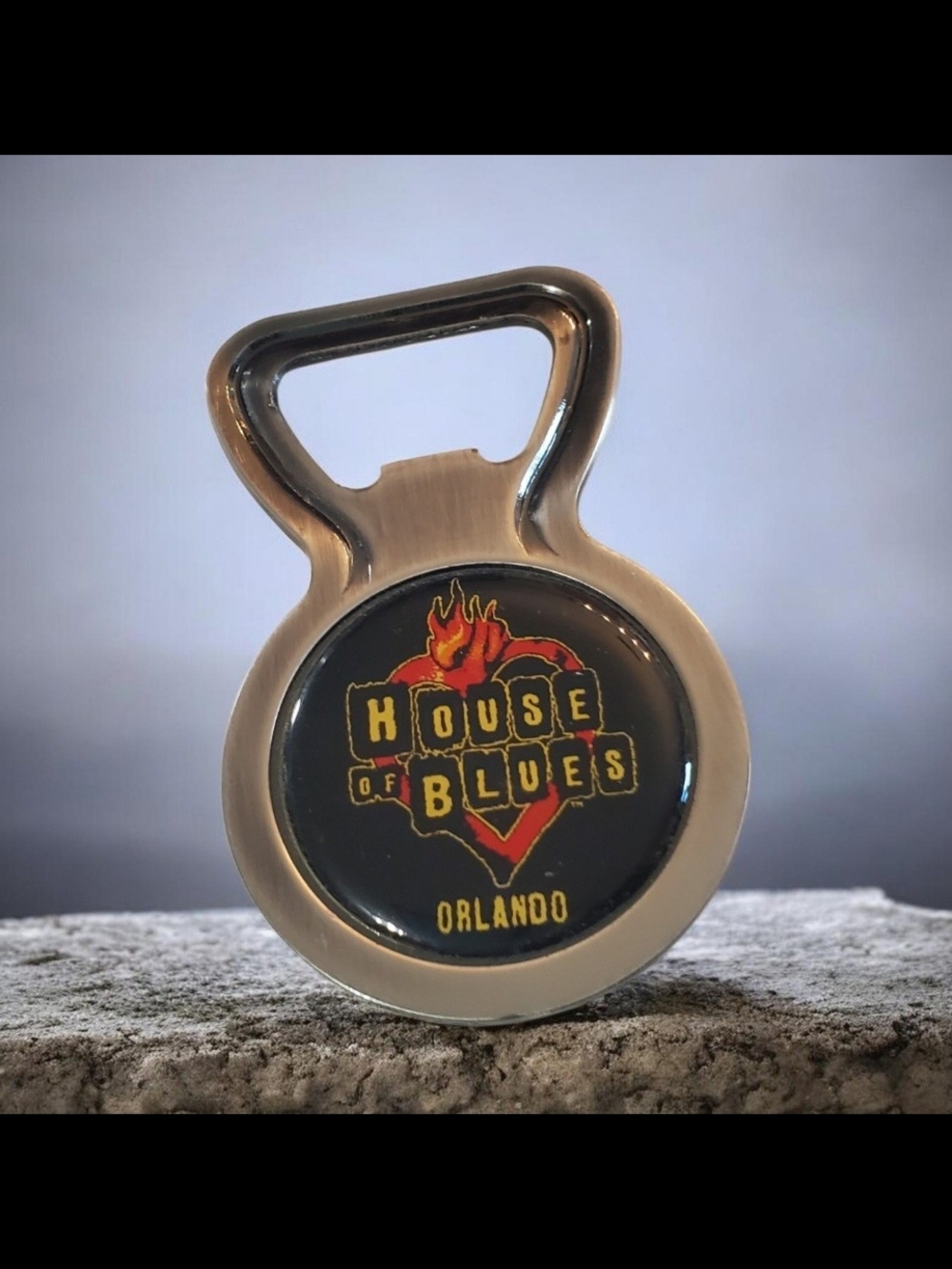 House of Blues Orlando Metal Bottle Opener Fridge Magnet